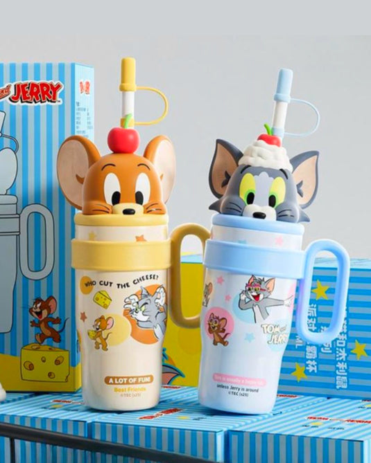 TERMO TOM Y JERRY 800 ml ACERO