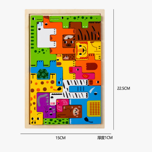 TETRIS VERTICAL ANIMALES