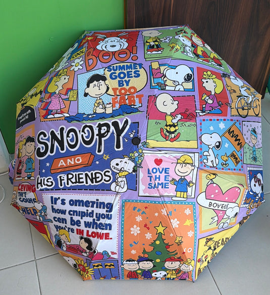SOMBRILLA AUTOMÁTICA SNOOPY