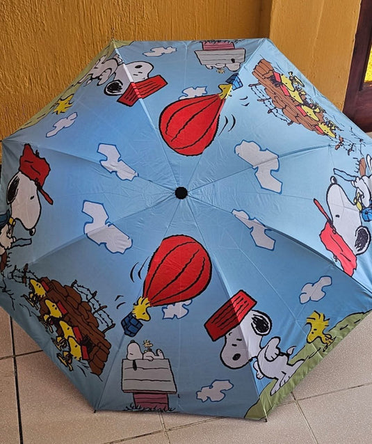 SOMBRILLA AUTOMÁTICA SNOOPY