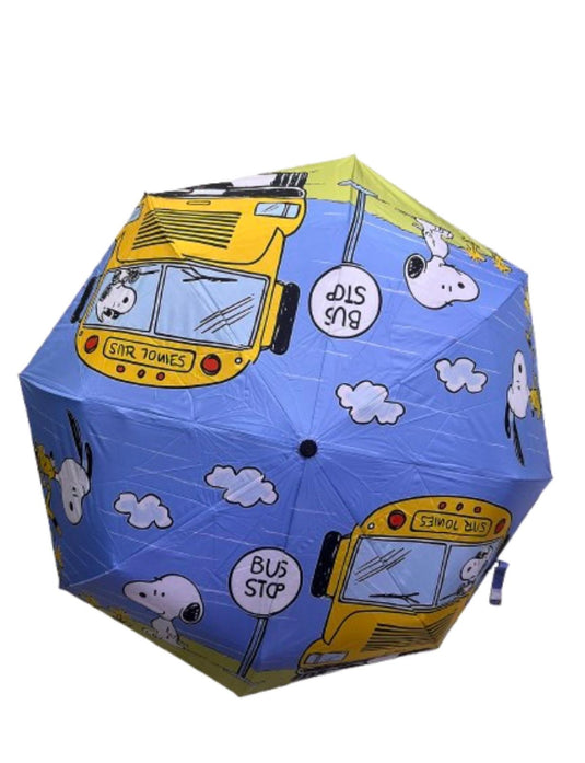 SOMBRILLA AUTOMÁTICA SNOOPY