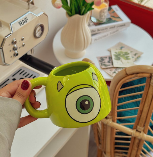 👁️💚 Mug de Cerámica Mike Wazowski – Monsters Inc. 💚👁️